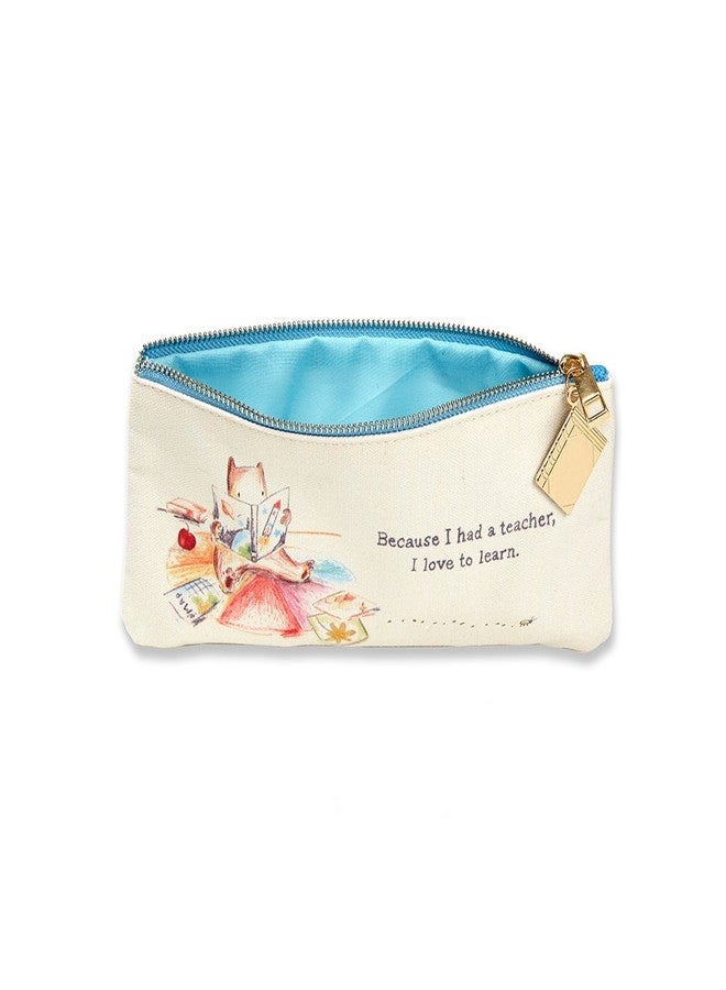 Compendium Pouch by Compendium: Because I had a Teacher, I Love to Learn. - Companion to The Because I Had a Teacher Gift Book. - Image 3