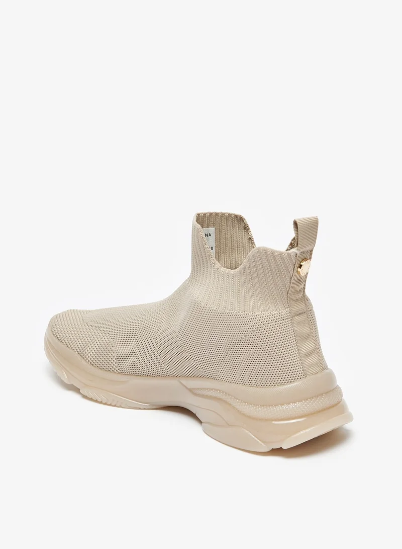 فلورا بيلا من شو إكسبرس Womens Solid Slip-On High Top Casual Sneakers