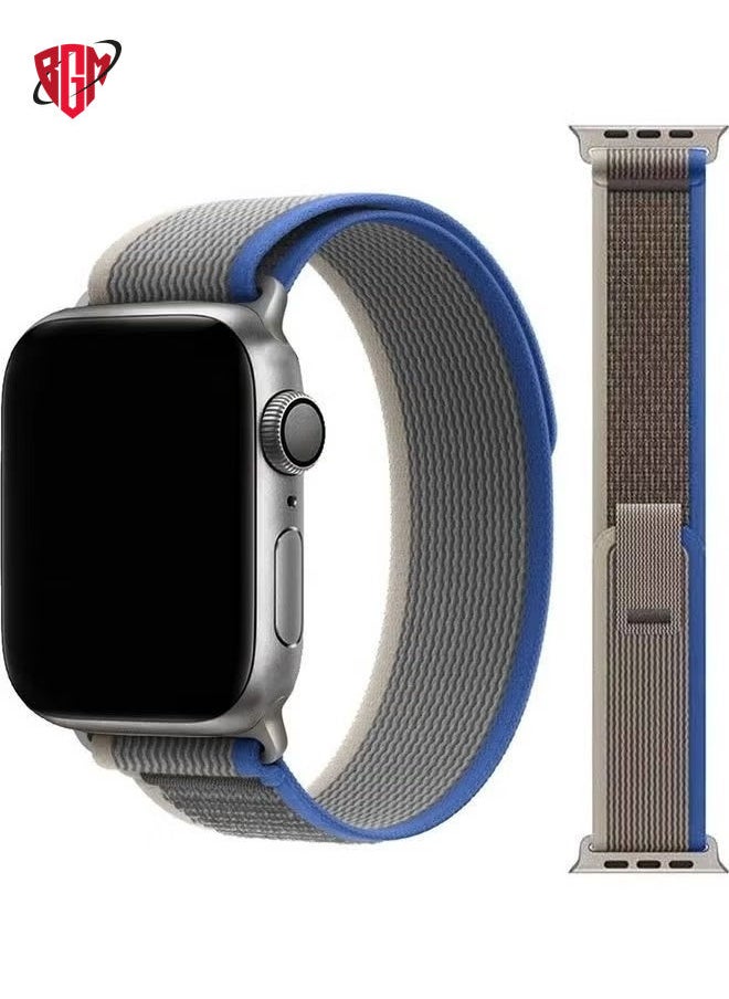 BGM - 2 Pc Trail Loop Strap For iWatch 49mm 46mm 45mm 44mm 42mm, Replacement Nylon Trail Loop Band Compatible For Apple Watch Series Ultra 3 | Ultra 2 | Ultra | 10 9 8 7 SE 6 5 4 3 2 1 - Multicolor - Image 1