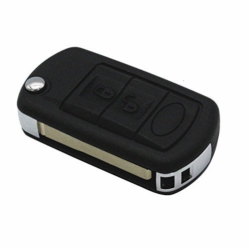 TAKPART 3 Buttons With Uncut Blade Remote Key Fob Case Replacement for Range Rover LR3 2005 2006 2007 2008 2009 - Image 2
