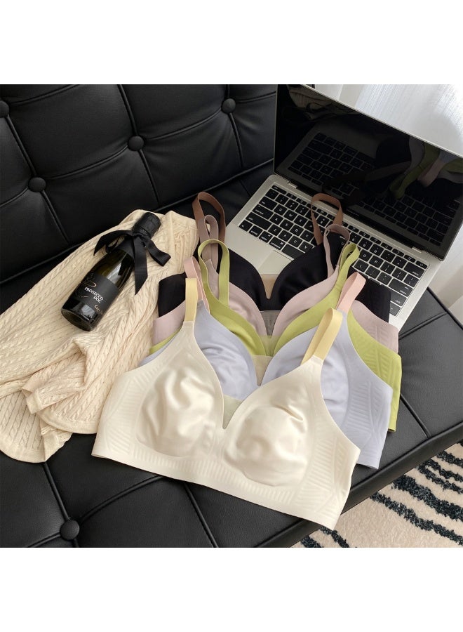 KUYING Brand New Comfortable Skin Friendly Breathable Bra  Set Of 5  - Image 2