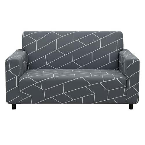 Bigkart Elastic Sofa Covers for 2 Seater Sofas | Polyster-Spandex, Stretchable, Sofa Covers for Single, Double and Triple Seater Sofas - Image 1