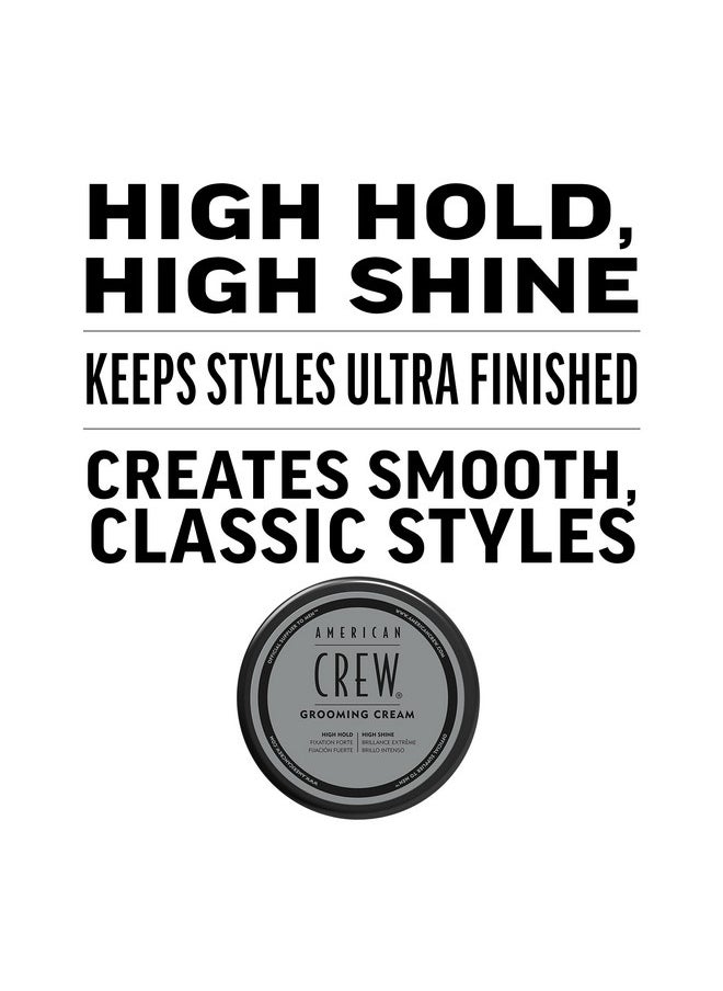 AMERICAN CREW - Merican Crew Men'S Grooming Cream (Old Version) Like Hair Gel With High Hold With High Shine 3 Oz (Pack Of 1) - Image 1