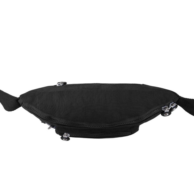 CAPRICE COLLECTION Unisex Bum Bag – Black, Water-Resistant Nylon, 2.1L - Image 4