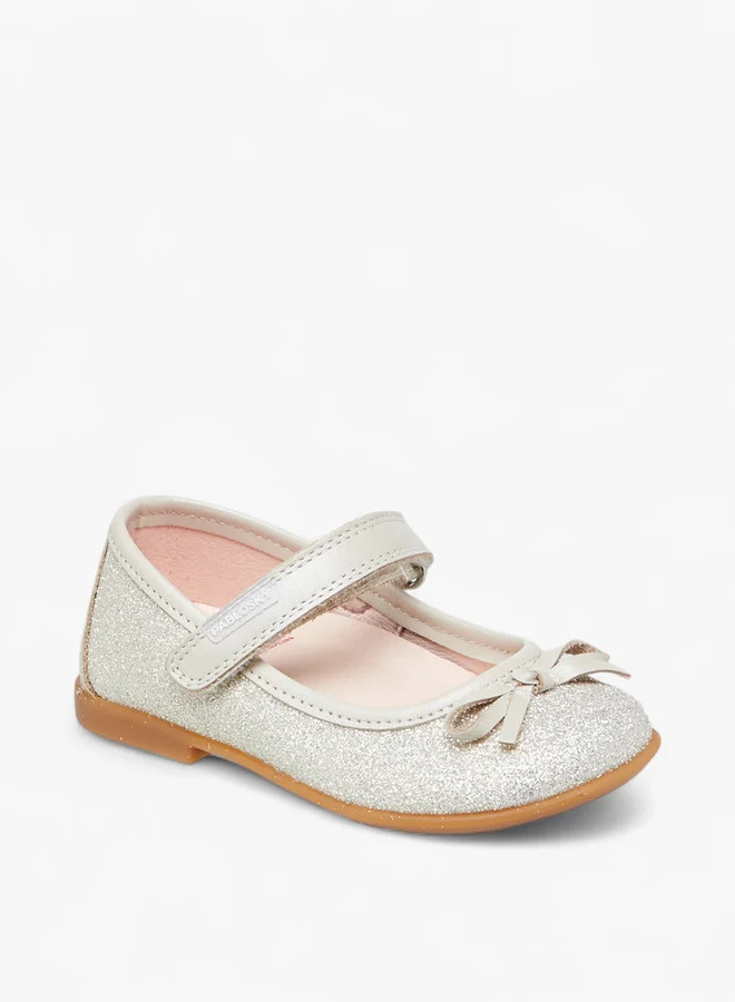 بابلوسكي Girls' Mary Jane School Shoes with Hook and Loop Closure