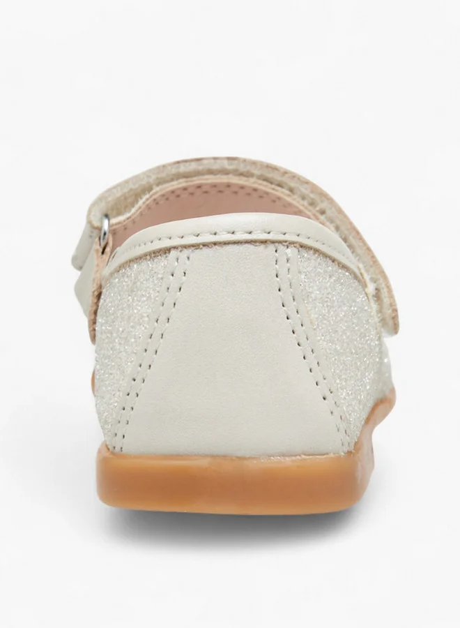 Pablosky Girls' Mary Jane School Shoes with Hook and Loop Closure