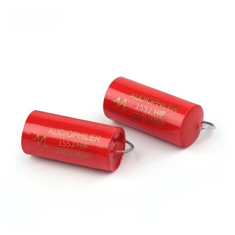 مكثف Audiophiler Axial MKP 250V قطعتان 1 ميكروفاراد مكثف صوتي غير قطبي - Image 5