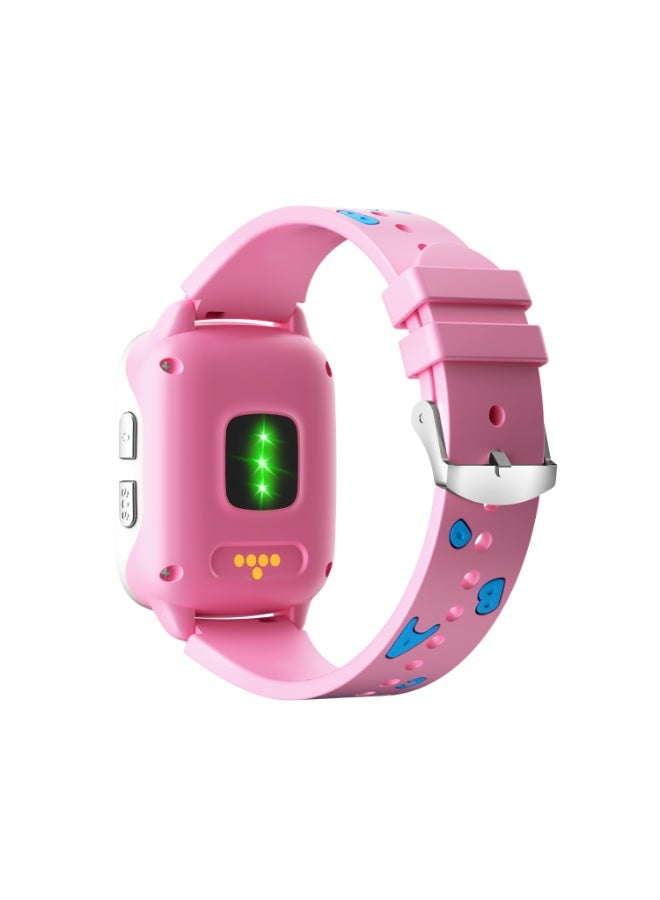 VIKUSHA VIKUSHA V-B1 children's smart watch, 1.69-inch full touch screen 4G children's smart watch, IP67 waterproof and dustproof, supports GPS+AGPS+LBS+WiFi positioning, health monitoring, ultra-long battery life, guarding your child's every step! The best choice for children's gifts! Pink  - Image 4