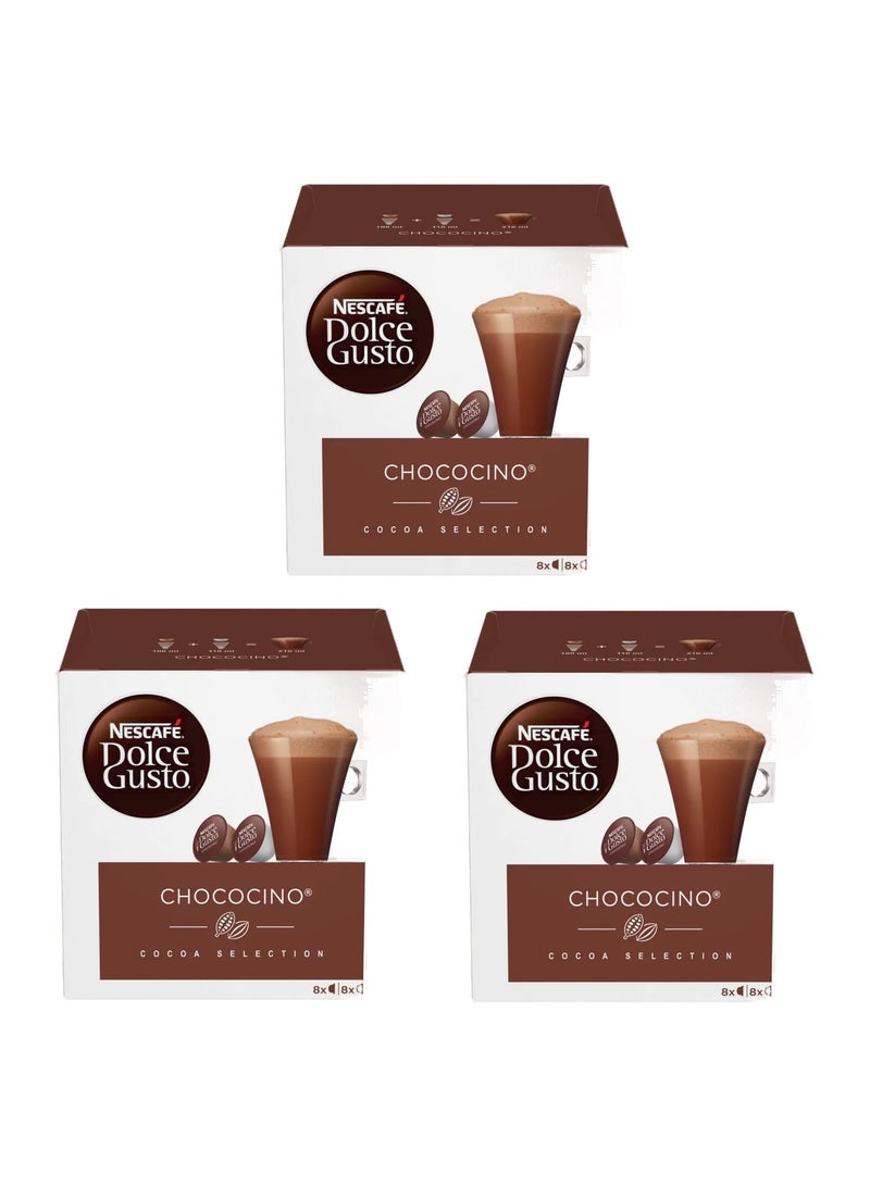 Dolce Gusto Chococino, 16 Capsule, Pack of 3