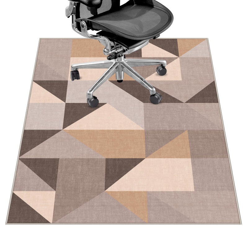 Lreedy Office Chair Mat for Hardwood Floor&Tile Floor,36"x48" Heavy Duty Desk Chair Mat for Hard Floors,Under Desk Rug for Rolling Computer Chair,Anti Slip,Low Pile Carpet Floor-Light Geometry - Image 1