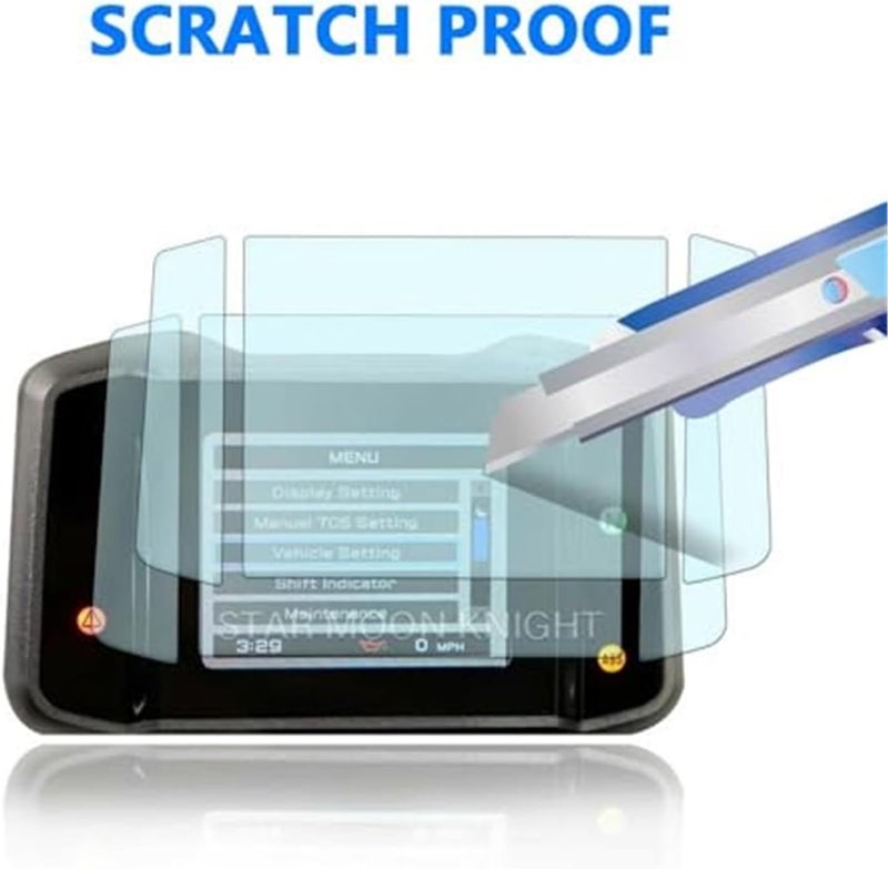 Vuzmode Motorcycle Scratch Cluster Screen Protector - Image 4