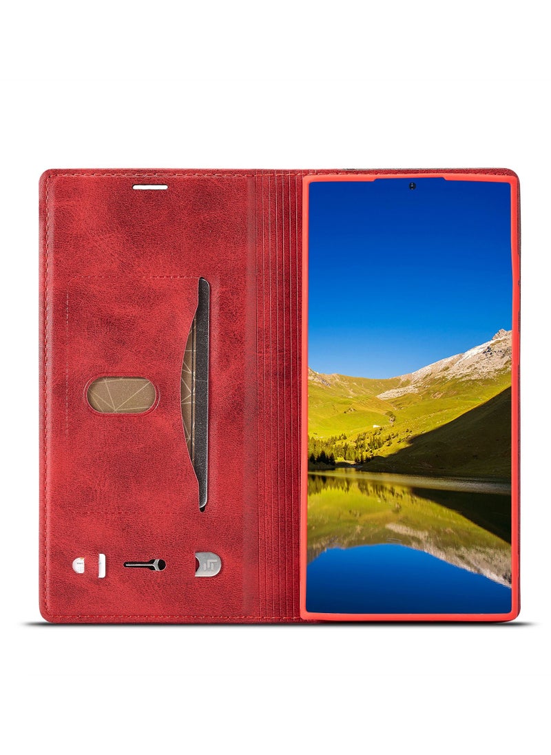 Suteni - Flip Cover Leather Protective Case for Samsung Mobile Phone - Image 1
