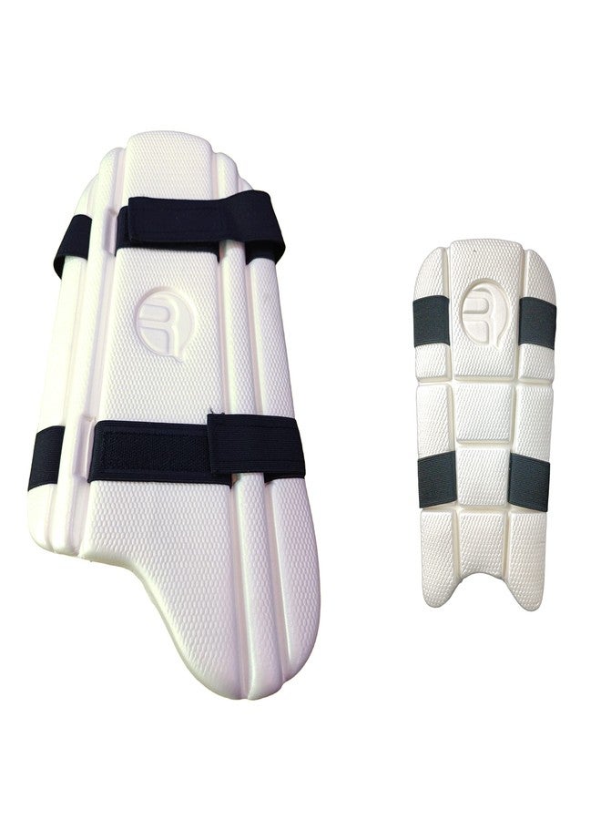 RMAX Moulded Eva Single Cricket Thigh Pad and Elbow Arm Guard Combo for Right Hand Batsman (Single Thigh + Elbow Guard) - Image 1