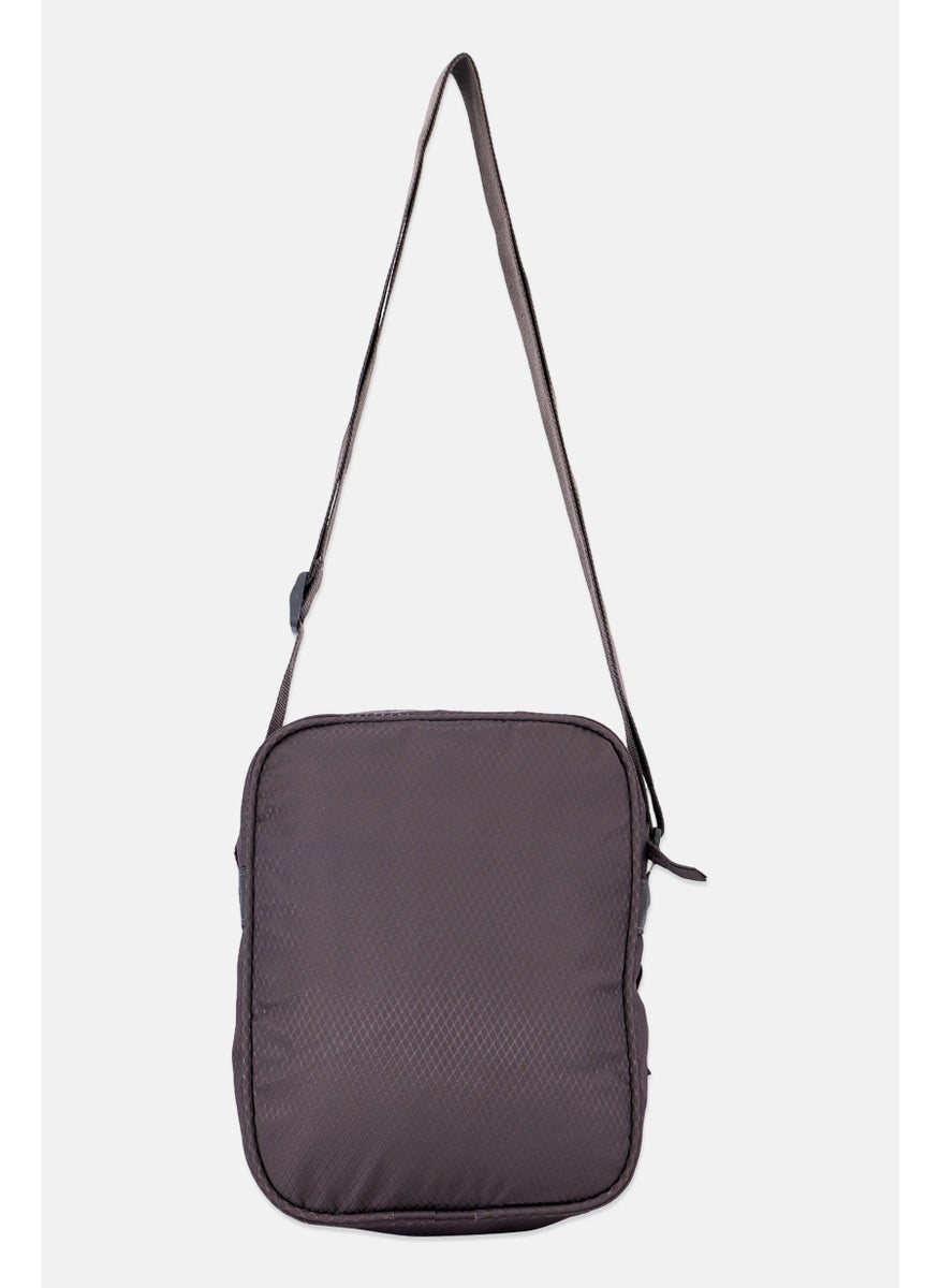 PUMA Men Brand Logo Cross Body Bag, Charcoal Grey  - Image 2