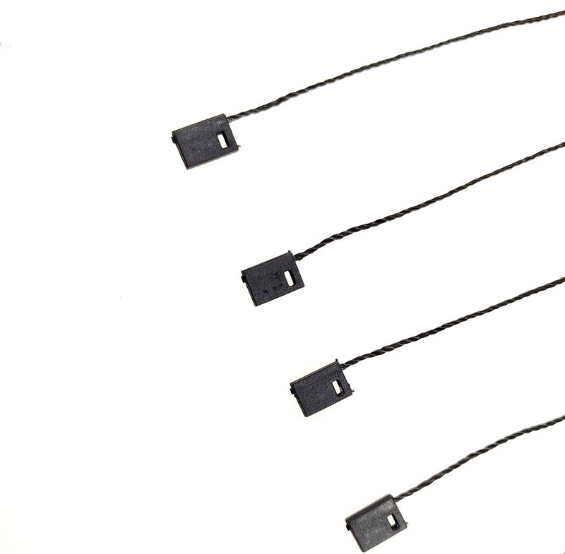 Pandiui23 1100 Pieces Hanging Rope Tags, Hang Tag Chain, Disposable Price Tags with Lock Lock for Clothing Jewelry Luggage and Security Products, 17cm (Black) - Image 4