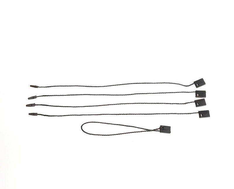 Pandiui23 1100 Pieces Hanging Rope Tags, Hang Tag Chain, Disposable Price Tags with Lock Lock for Clothing Jewelry Luggage and Security Products, 17cm (Black) - Image 5