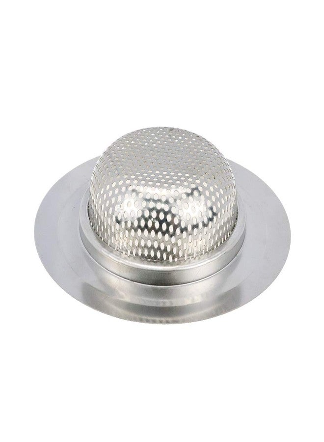 Xiaoyztan 2 Pcs 2.5-Inch Filter Diameter Kitchen Sink Strainer, Stainless Steel Drain Basket Filter with Large Wide Rim 4.5-inch Diameter & 1-Inch Depth - Image 4