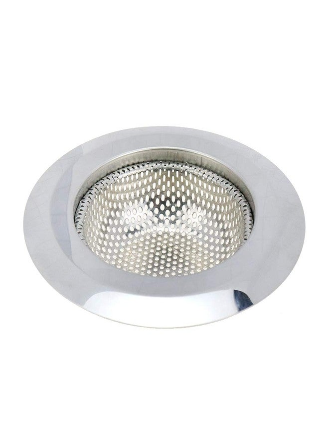 Xiaoyztan 2 Pcs 2.5-Inch Filter Diameter Kitchen Sink Strainer, Stainless Steel Drain Basket Filter with Large Wide Rim 4.5-inch Diameter & 1-Inch Depth - Image 3