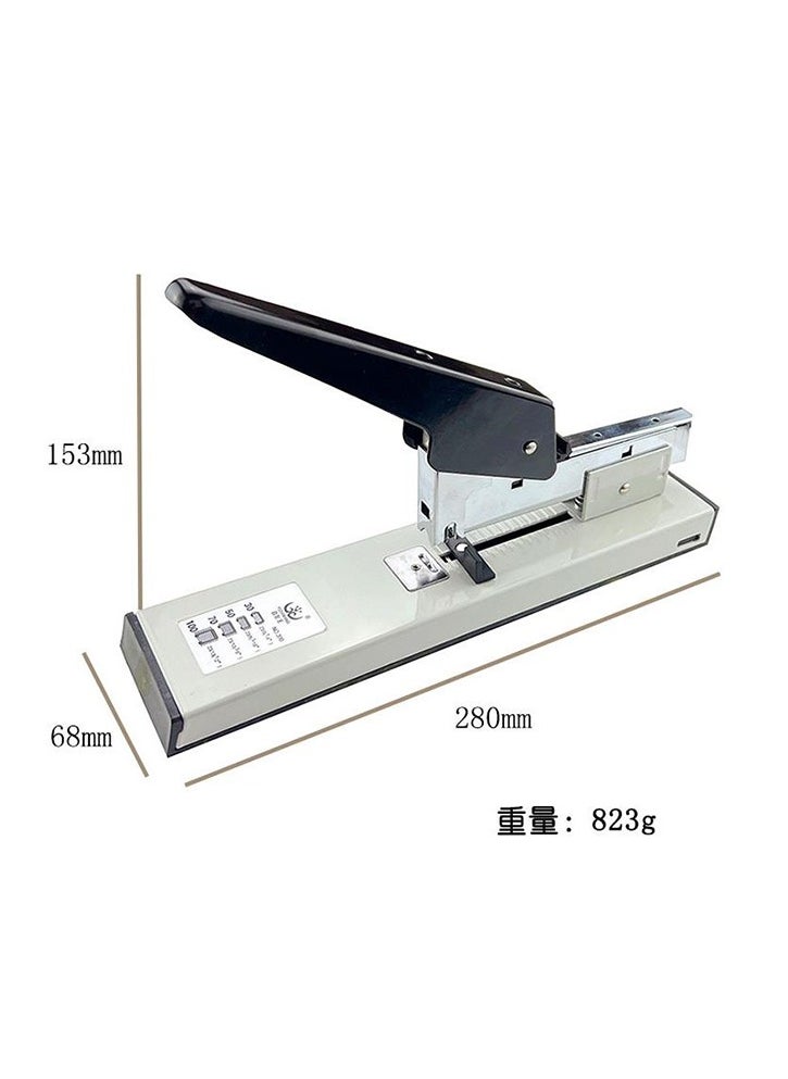 Arabest - Heavy Duty Stapler,100 Sheets High Capacity Office Stapler,Metal Large Stapler for Paper Binding - Image 1