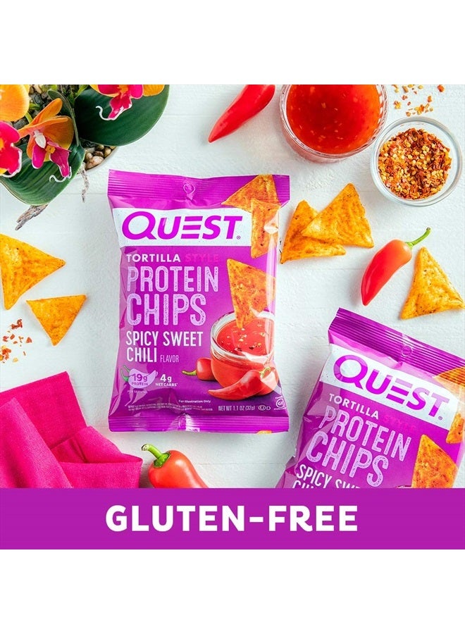 Quest Nutrition رقائق التورتيلا الحارة الحلوة، 1.1 أونصة (عبوة من 12 قطعة) - Image 3