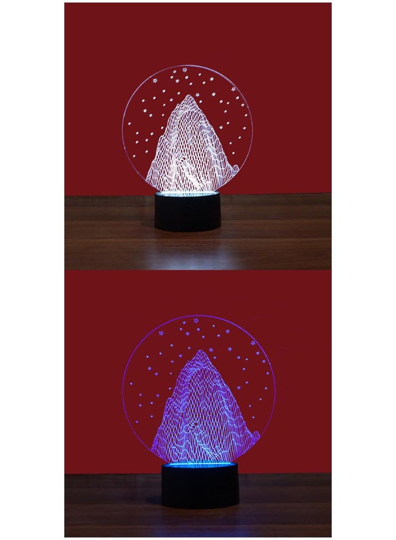 general 3D Night Light For Kids Gifts, Led Illusion Lamp For Room Decor & Nursery Smart Touch 7 Colors Dimmable Usb Charger For Girls Boy Birthday Gift - Image 3