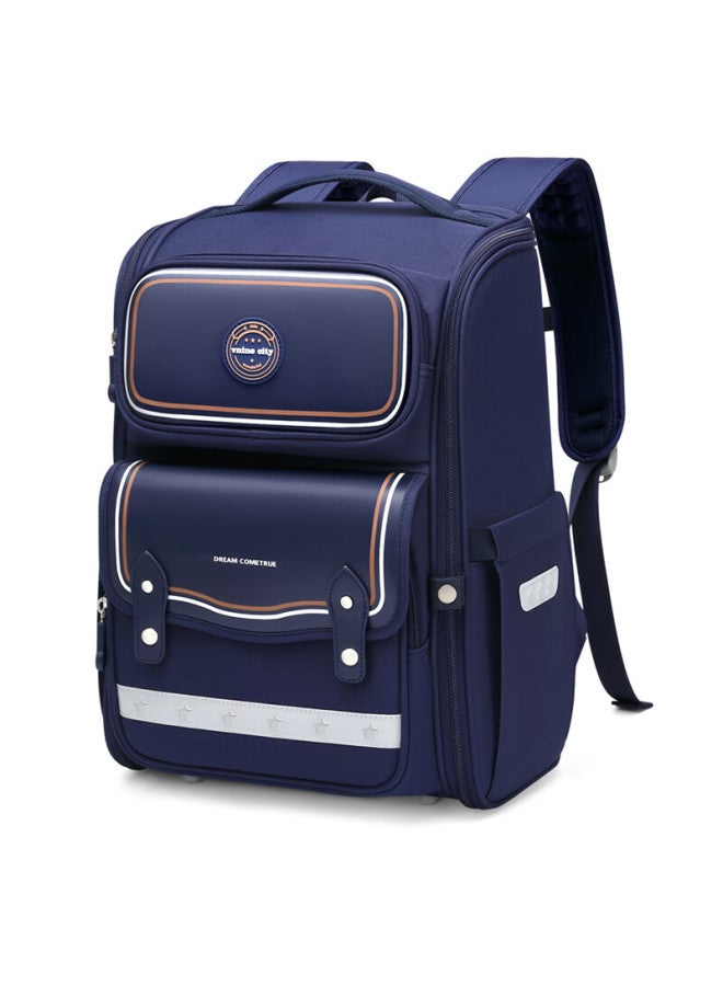 Ninth Castle The Ninth Castle Schoolbag For Primary School Students, Spine-protecting And Load-reducing Children's Backpack For Grades 3-6, Water-resistant Large Capacity Schoolbag For Boys And Girls - Image 1
