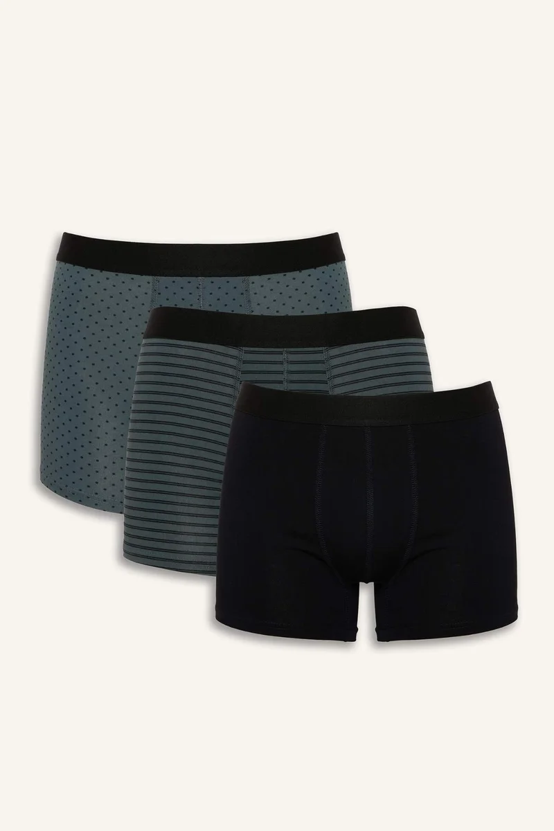 ديفاكتو Regular Fit 3 Piece Printed Boxers