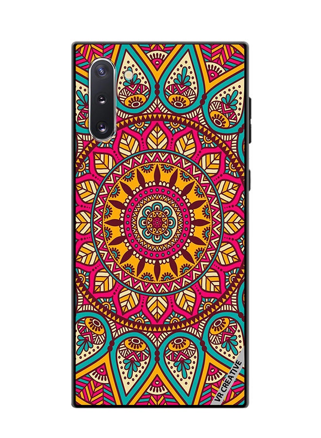 VR CREATIVE Protective Case Cover For Samsung Galaxy Note10 5G Mandala Design Multicolour - Image 1