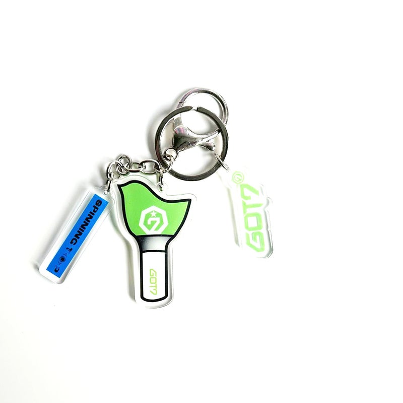 bp pink ink straykids iu twice AE itzy same three-piece keychain key pendant peripheral got7