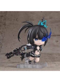 Movable Face Changing Clay Man JOJO's Wonderful Adventure Volleyball Junior Ghost Extermination Blade Q Edition Animation Game Hand-held-Color:2155# Black Rock Shooter