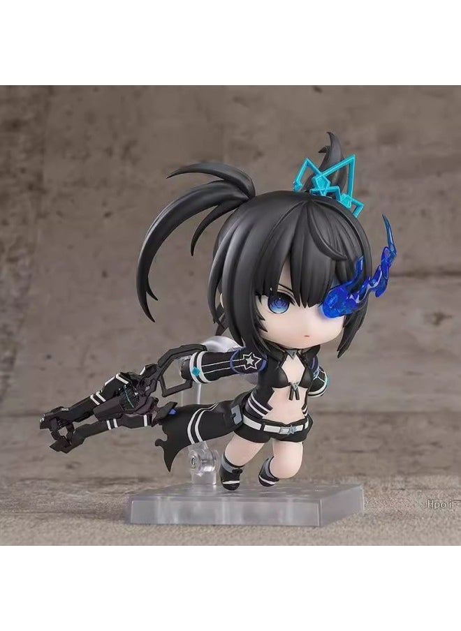 null - Movable Face Changing Clay Man JOJO's Wonderful Adventure Volleyball Junior Ghost Extermination Blade Q Edition Animation Game Hand-held-Color:2155# Black Rock Shooter - Image 1