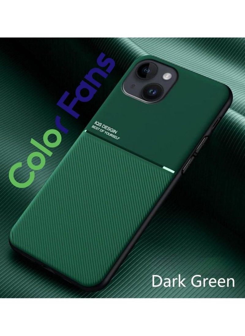 Color Fans - Cover for iPhone 13/14 6.1 inch Magnetic Case Dark Green - Image 1
