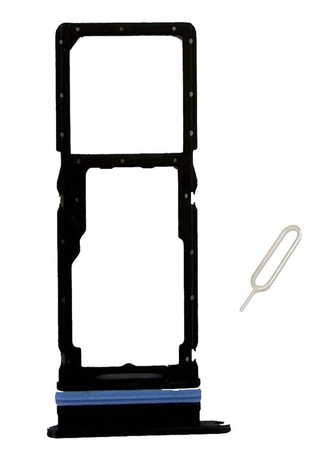 UPONEW for Samsung Galaxy A16 4G SM-A165F SM-A165M Sim Card Tray & Micro SD Sim Card Holder Container Replacement Part (Black) - Image 1