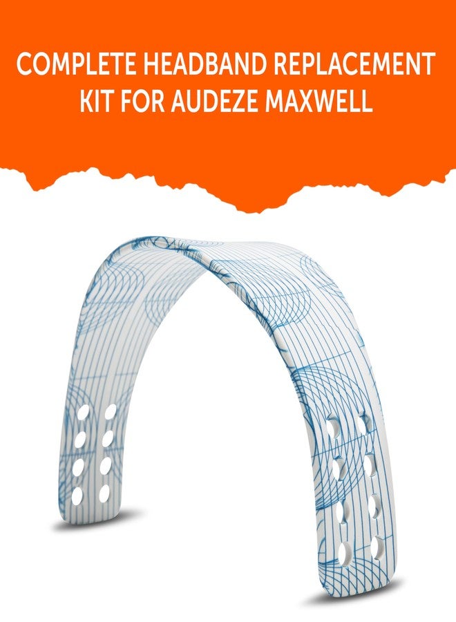 WC طوق رأس WC HeadbandZ Maxwell - طوق رأس سيليكون مُحسّن لسماعات Audeze Maxwell من Wicked Cushions - مرونة وراحة وأناقة مُحسّنة مع تصميمات وسائد أذن متناسقة | لون عاجي - Image 5