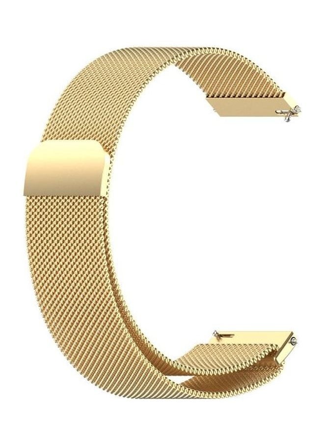 NIBEMINENT - Milanese Replacement Strap Watchband For Samsung Galaxy Watch4 40mm Gold - Image 1