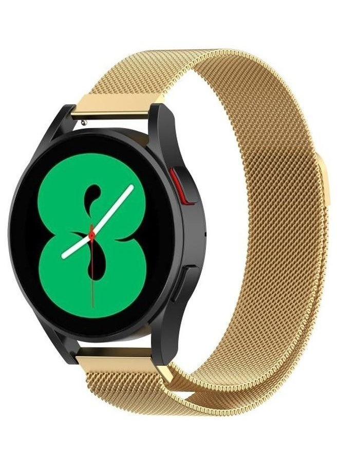 NIBEMINENT - Milanese Replacement Strap Watchband For Samsung Galaxy Watch4 40mm Gold - Image 1