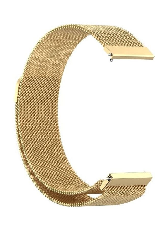 NIBEMINENT - Milanese Replacement Strap Watchband For Samsung Galaxy Watch4 40mm Gold - Image 1