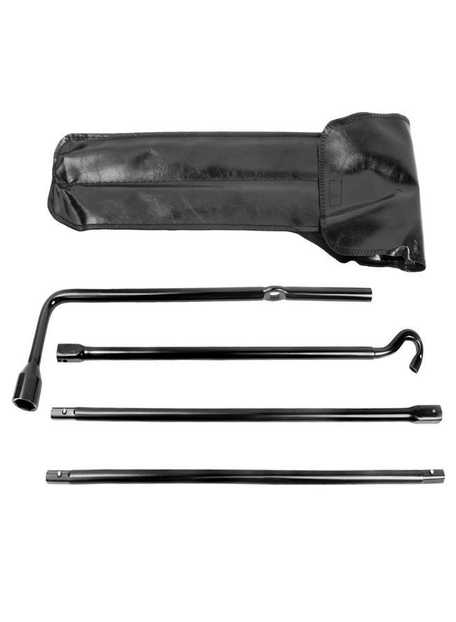 Reeauto Spare Tire Tool Kit with Tire Jack Handle and Wheel Lug Wrench Compatible with 2007-2021 Tundra 2008-2021 Sequoia - Image 1