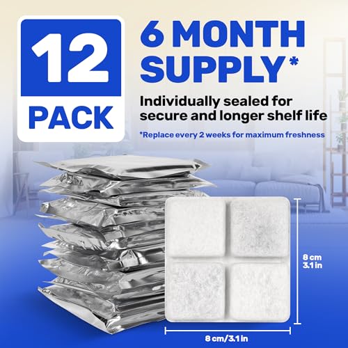 Samorillo [12 Pack] Desiccant Bag for Petlibro Pet Feeder - Six-Month Supply Keeps Dog Food & Cat Food Dry + Fresh - Removes Moisture & Odors for Automatic Pet Feeders - Made from Silica, Carbon & Deoxidizer - Image 5