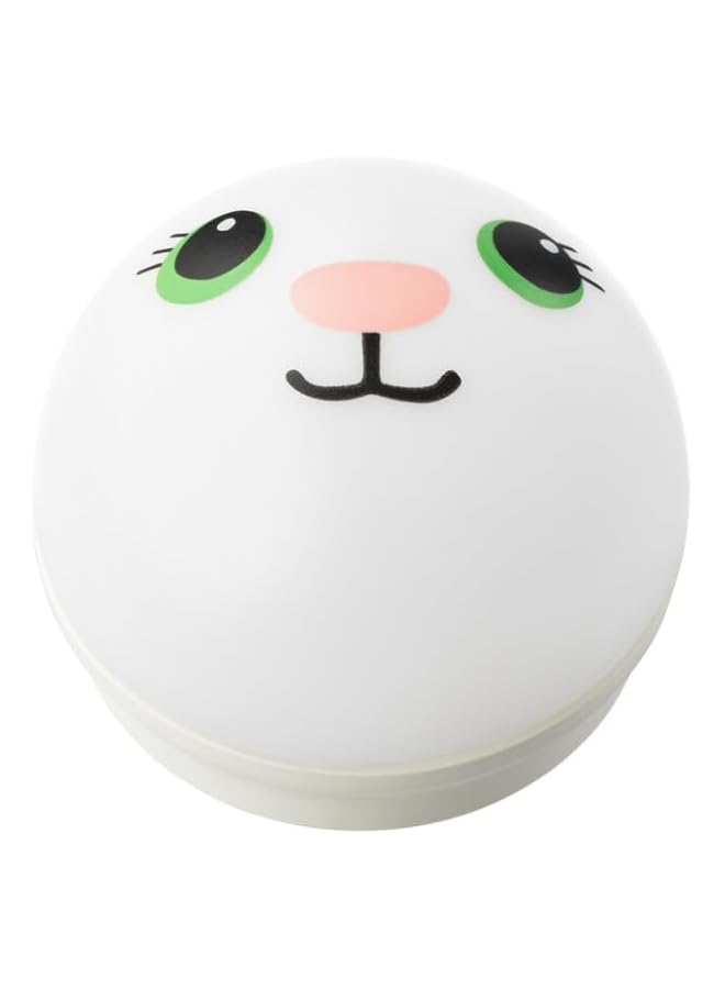 The Bros ضوء ليلي LED للأطفال - شكل أرنب لطيف، يعمل بالبطارية، مصباح محمول بجانب السرير لغرفة النوم، والحضانة، وغرفة الأطفال - ضوء أبيض ناعم - Image 2