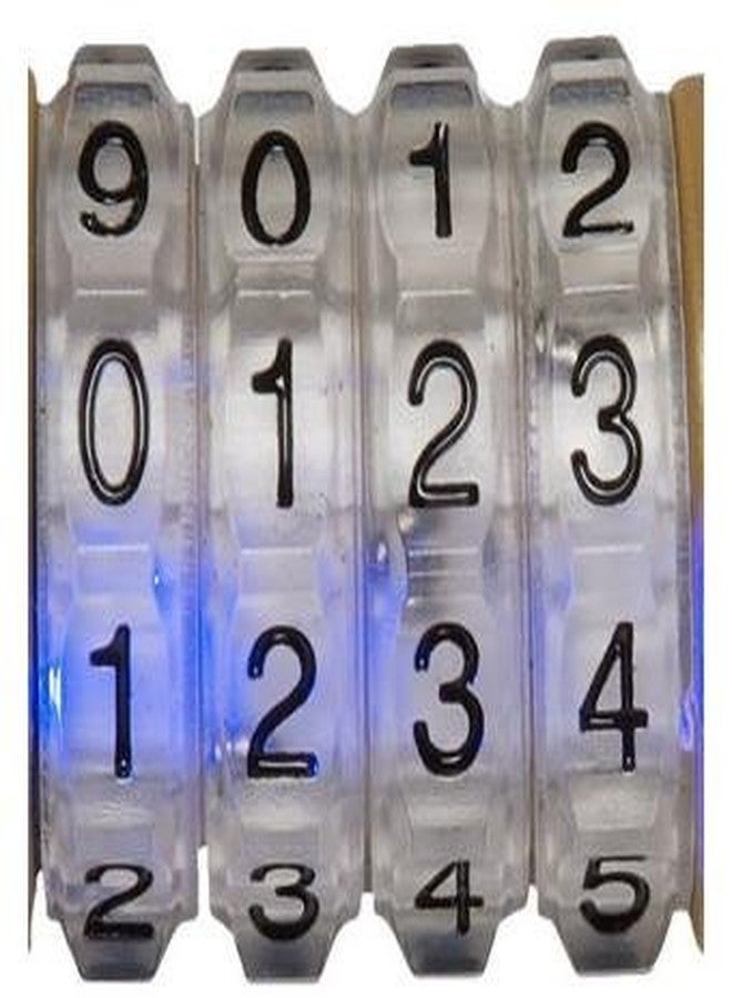 OnGuard Terrier GLO Combo 6' Cable Lock – 180 cm × 10 mm Twisted Steel Cable, LED-Illuminated 4-Digit Combination, Vinyl-Coated Security Cable - Image 3