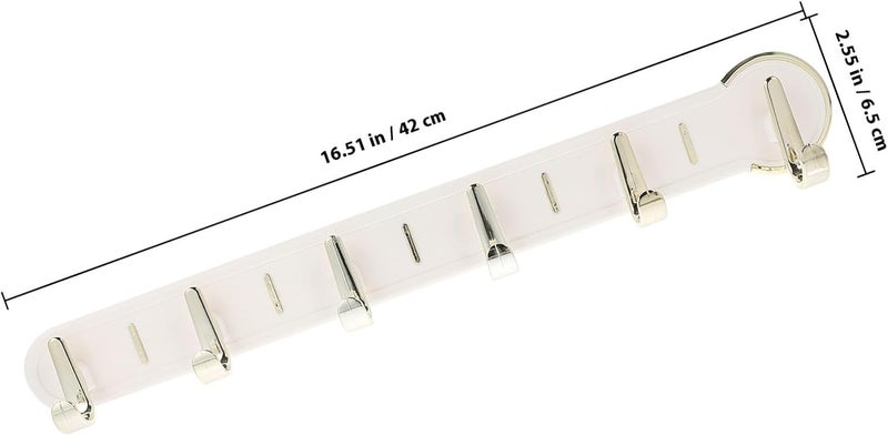 Heavy Duty Adhesive Bathroom Hooks Wall Mounted Hook Holder for Towels Clothes Robe Key Hanging No Drilling Required for Bathroom and Bedroom - Image 2