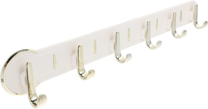 Heavy Duty Adhesive Bathroom Hooks Wall Mounted Hook Holder for Towels Clothes Robe Key Hanging No Drilling Required for Bathroom and Bedroom - Image 1