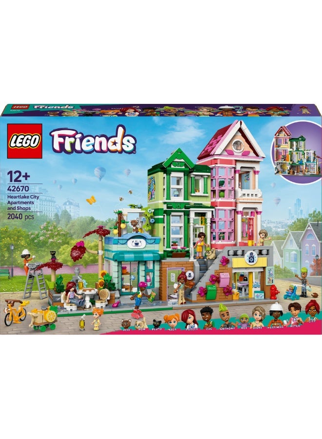 LEGO Friends Heartlake City Apartments And Shops 42670 (2040) Pieces - Image 2