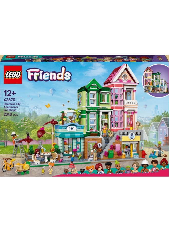 LEGO Lego Friends Heartlake City Apartments And Shops 42670 (2040) Pieces  - Image 2