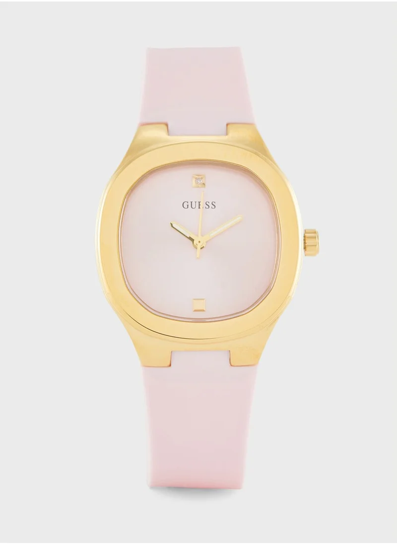 GUESS Eve Silicone Strap Analog Watch