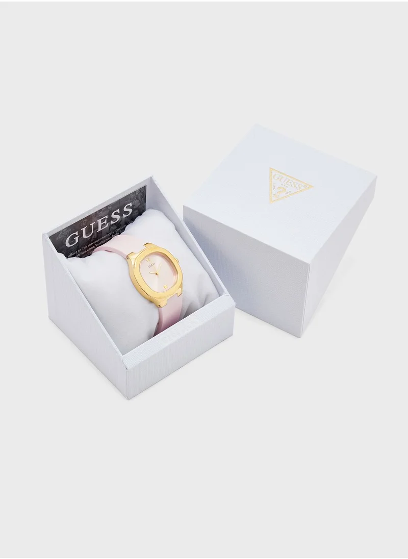 GUESS Eve Silicone Strap Analog Watch