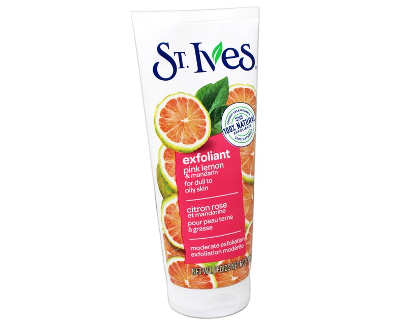 St. Ives Radiant Skin Face Scrub, Pink Lemon and Mandarin Orange, 6 oz - Image 2