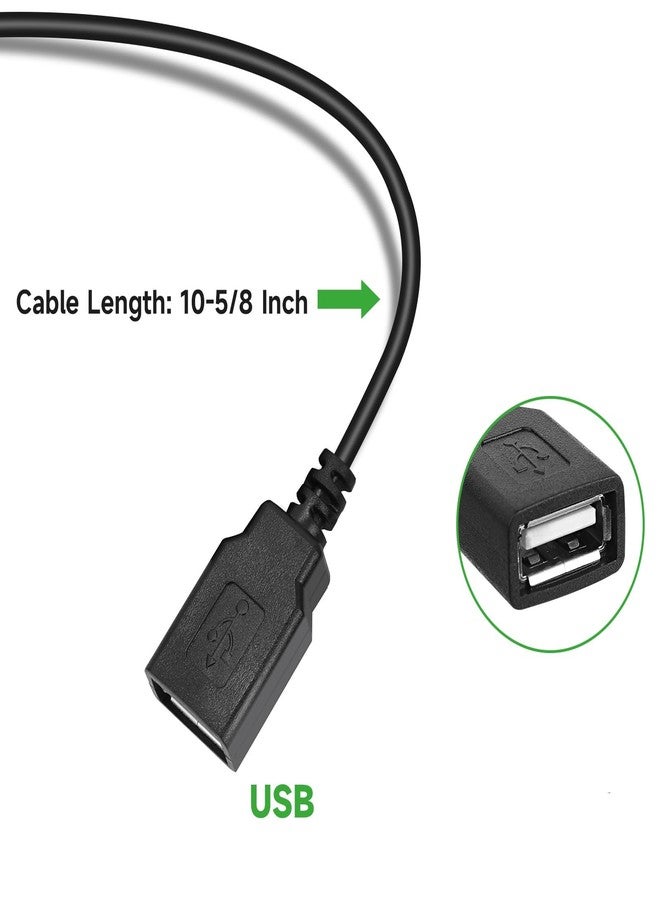 Acridine 2-Pack 12V 24V DC to 5V 3A USB Female DC Converter Adapter Buck Module - Image 2
