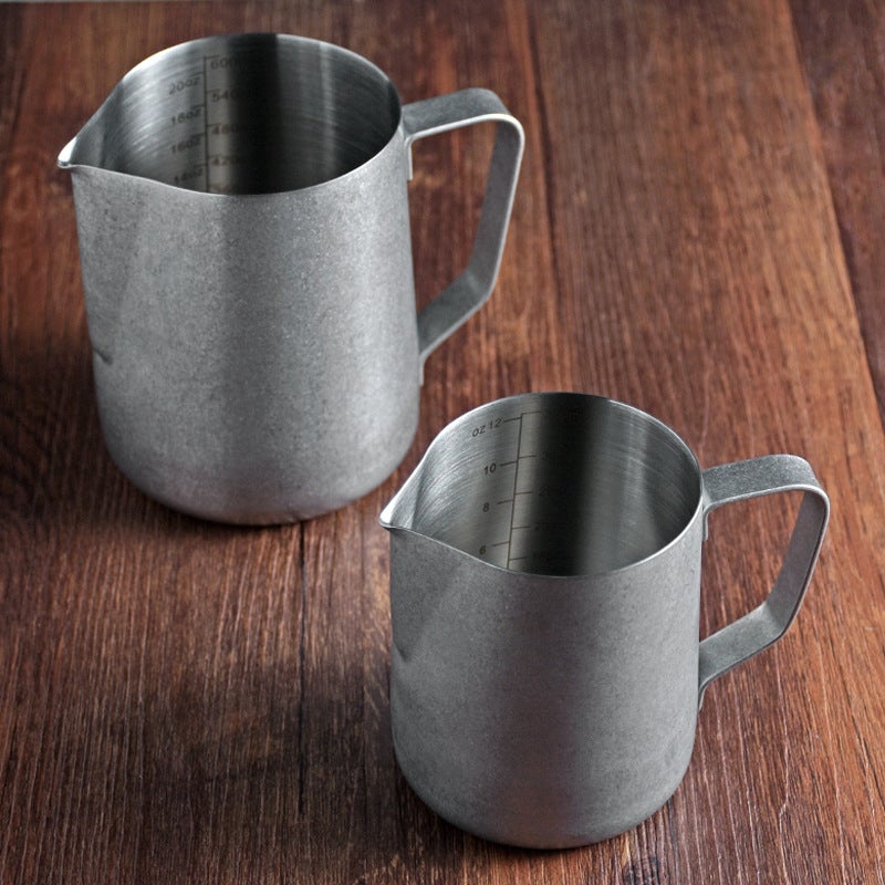 Retro 304 Stainless Steel Milk Frothing Pitcher Latte Art Cup - Image 4